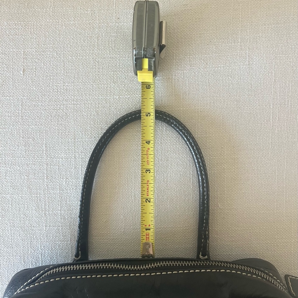 Vintage Isabella Fiore Checkerboard Patchwork Satchel - Leather & Suede Y2K - Picture 15 of 15